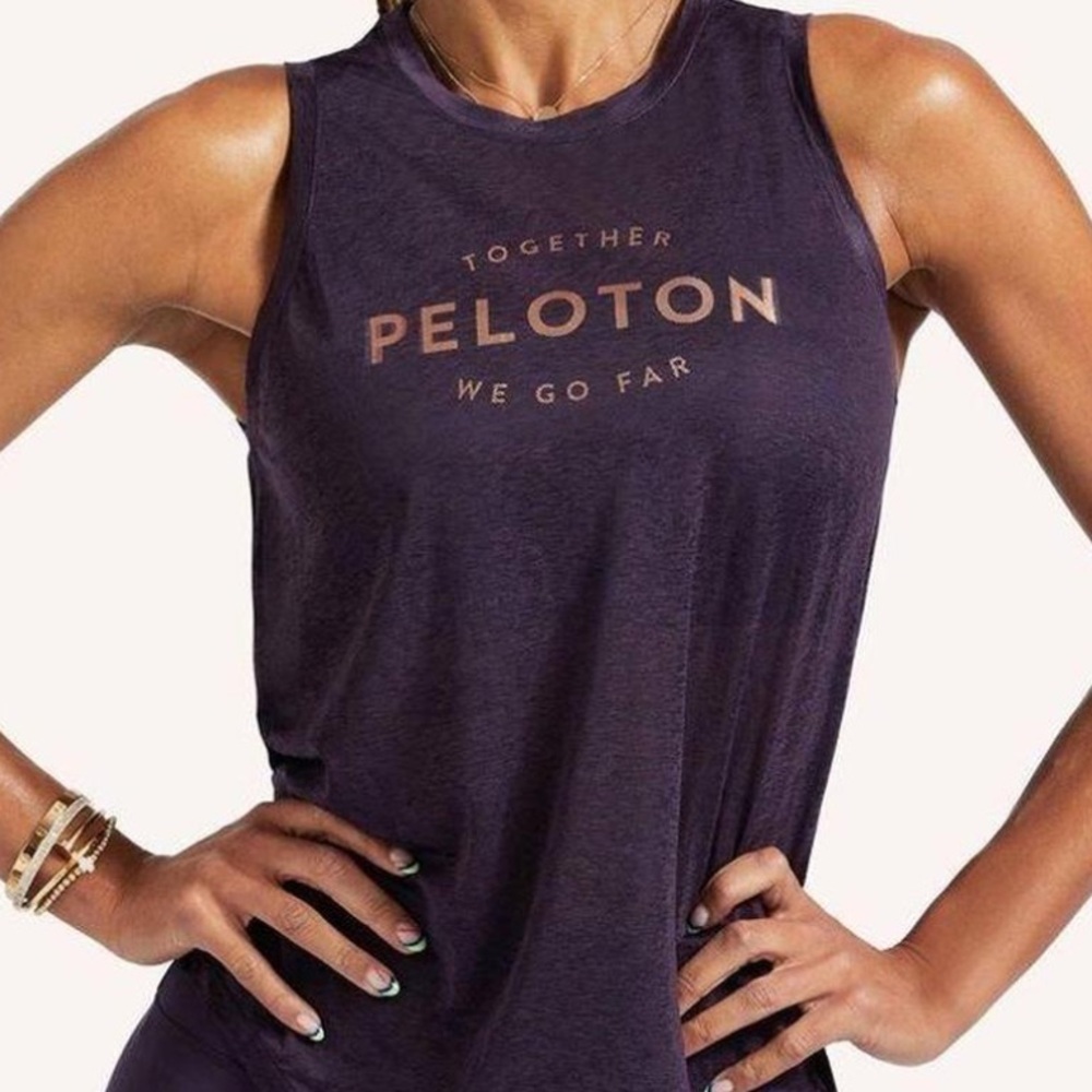 Peloton gray Workout Tank